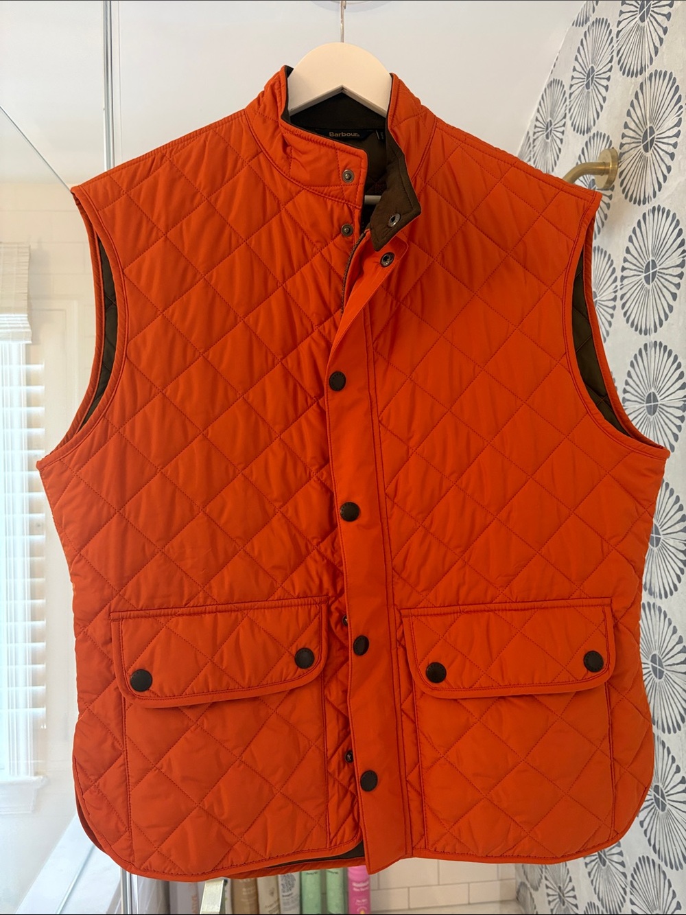 Barbour Quilted Orange Men's Vest